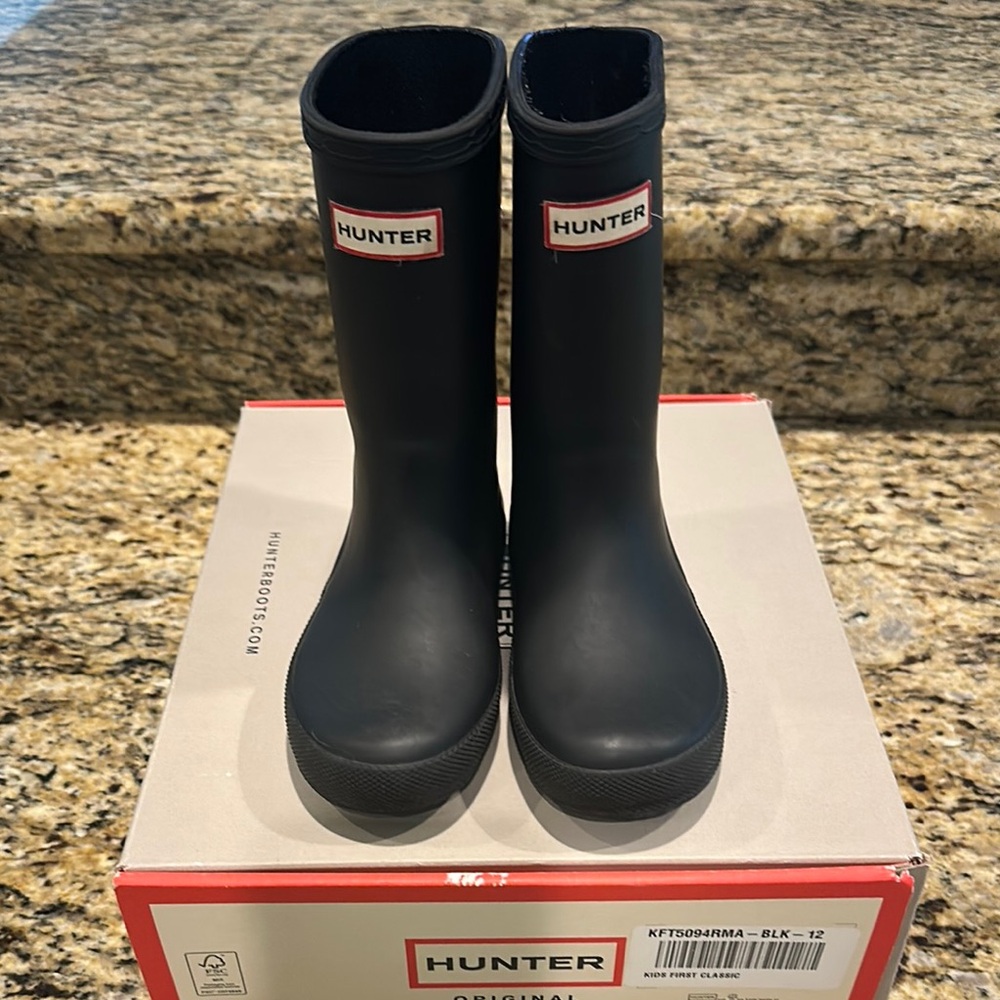Hunter Original Black Rain Boots